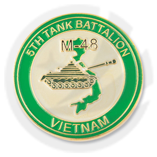Vietnam - 5e tankbataljonpen