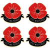 Custom Soft Email Poppy Souvenir UK Pin Badge