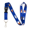 Aangepaste ontsnapping Sublimatie Keychain Lanyards met logo aangepaste polyester lanyard