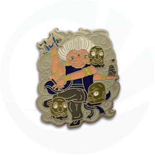 Aangepaste metalen cartoon souvenir badges