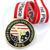 Fabrikant Custom 3d Gold Bronze Zink Alloy Metal Medalla Sport Medal Jiu Jitsu Judo Kung Fu Karate Taekwondo Medal