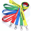 Geen minimale bestelfabrikant goedkope gepersonaliseerde nekgereedschap afdrukken polyester sublimatie aangepaste lanyards met logo custom