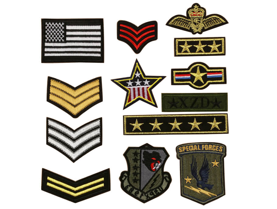 Cartoon borduurwerk patch