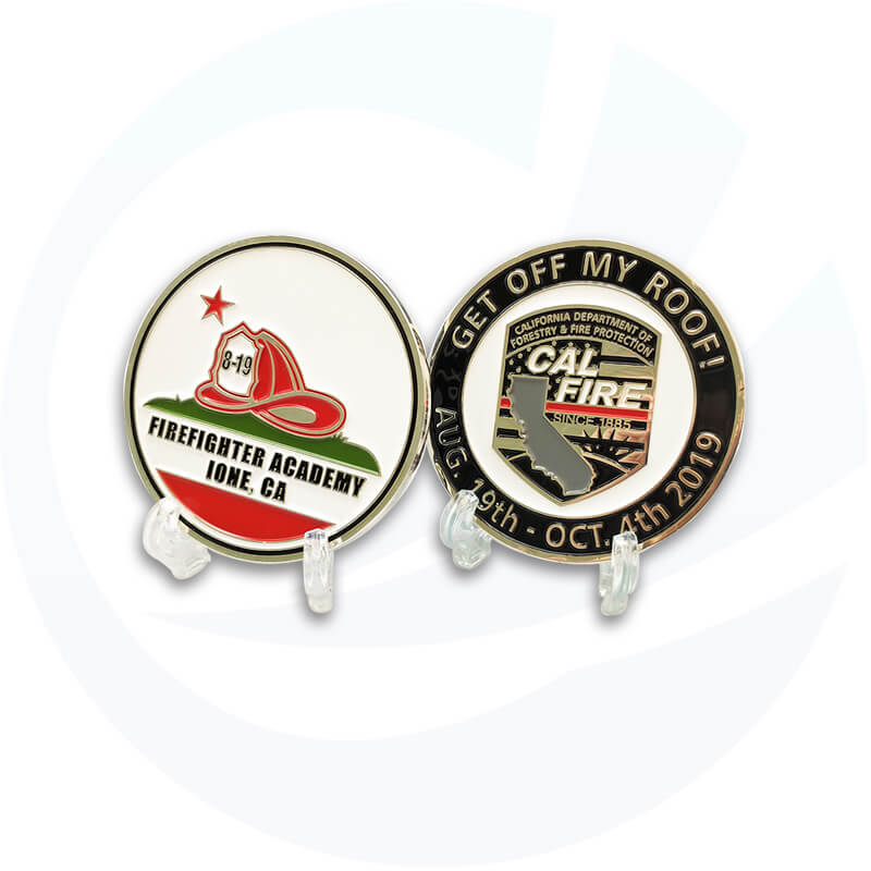 Maker Custom US Fire Station Challenge Coin