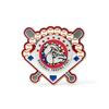 Custom American Baseball Club Uniform Number Badge Metal Rapel Pin Email Baseball Team Hoed Trading Pins