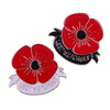 Custom Soft Email Poppy Souvenir UK Pin Badge