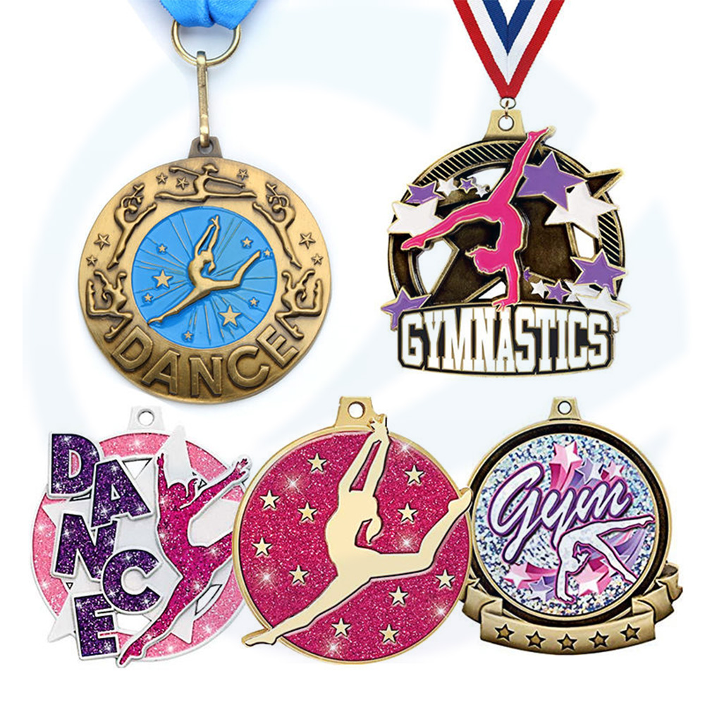 Fabrikant Custom 3D Email Craft Sport Medals Christmas Dancing Festival Kids Club Dance Medals