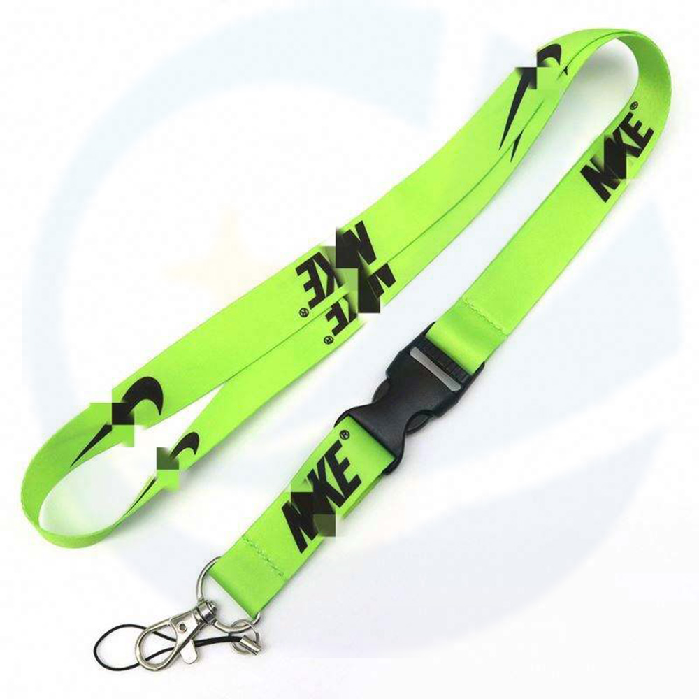 Nieuwe aankomst polyester en wap aangepaste lanyard sleutelhanger snelle verzending mode n ike lanyard