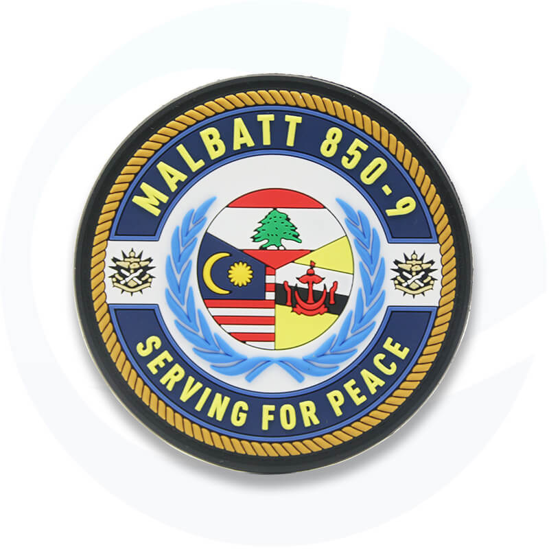 Aangepaste PVC Peace Organisation Unifrom Patches