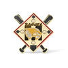 Custom American Baseball Club Uniform Number Badge Metal Rapel Pin Email Baseball Team Hoed Trading Pins