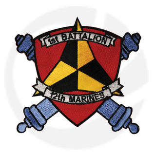 1e bataljon 12e mariniers patch