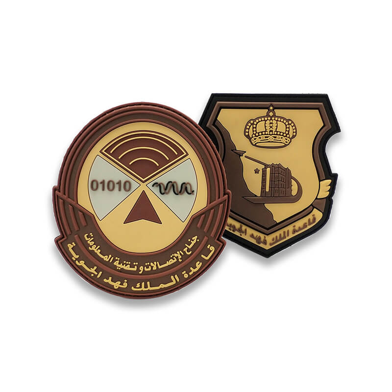 Groothandel rubberen label Insignia Badge 3D Silicone Soft PVC Firefighter Logo Aangepaste patch voor kledinghoed