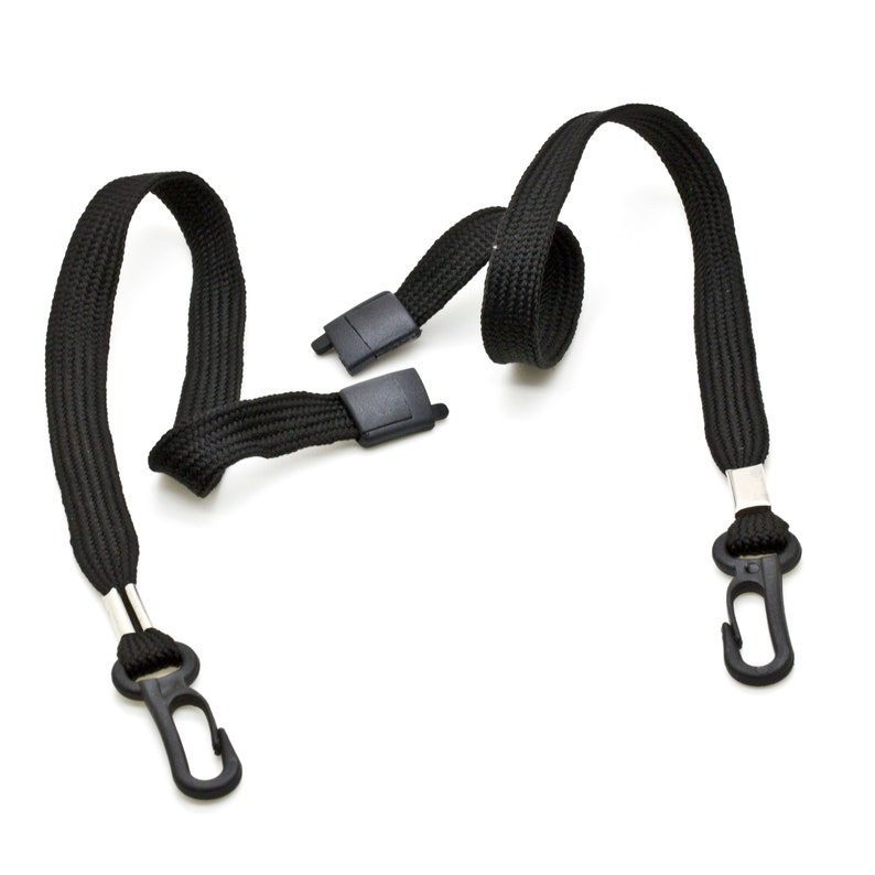 Verstelbaar gezicht maskeren lanyard polyester buis lanyard gewoonte voor volwassenen/kinderen