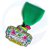 Texas gepersonaliseerd eigen ontwerp Fiesta Medallion Ketting Medallas Short Ribbon Carnival Metal Award Orden Medal of Honor Texas