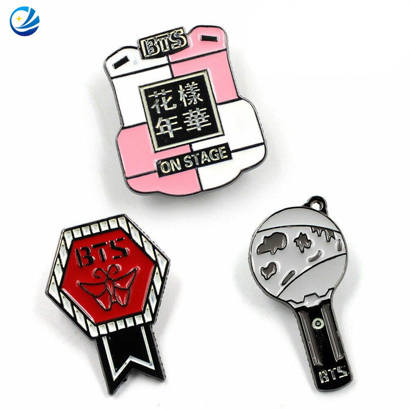 Aangepaste BTS BT21 Blackpink Kpop Idol Enaml Pins 