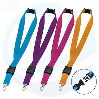 Aangepaste ontsnapping Sublimatie Keychain Lanyards met logo aangepaste polyester lanyard